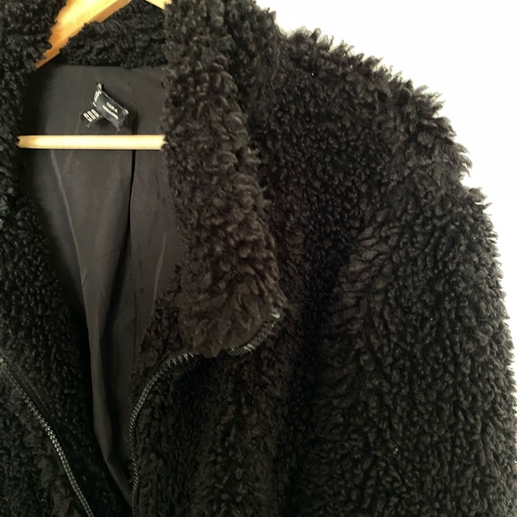 Zara TRF collection teddy bomber coat XXL - Picture 7 of 7
